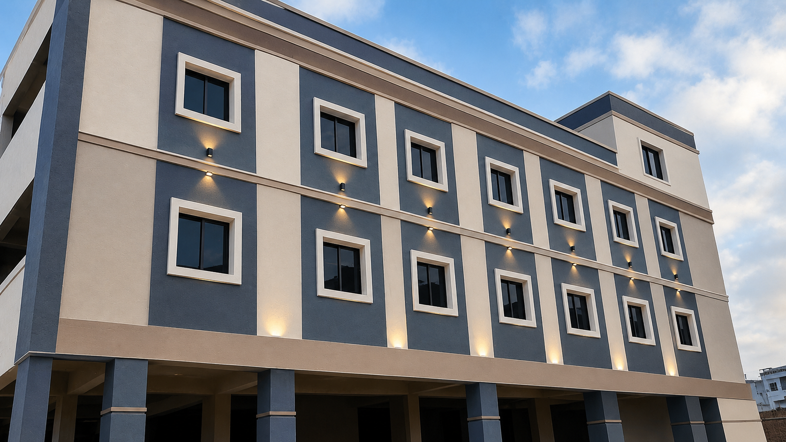 Professional exterior painting team