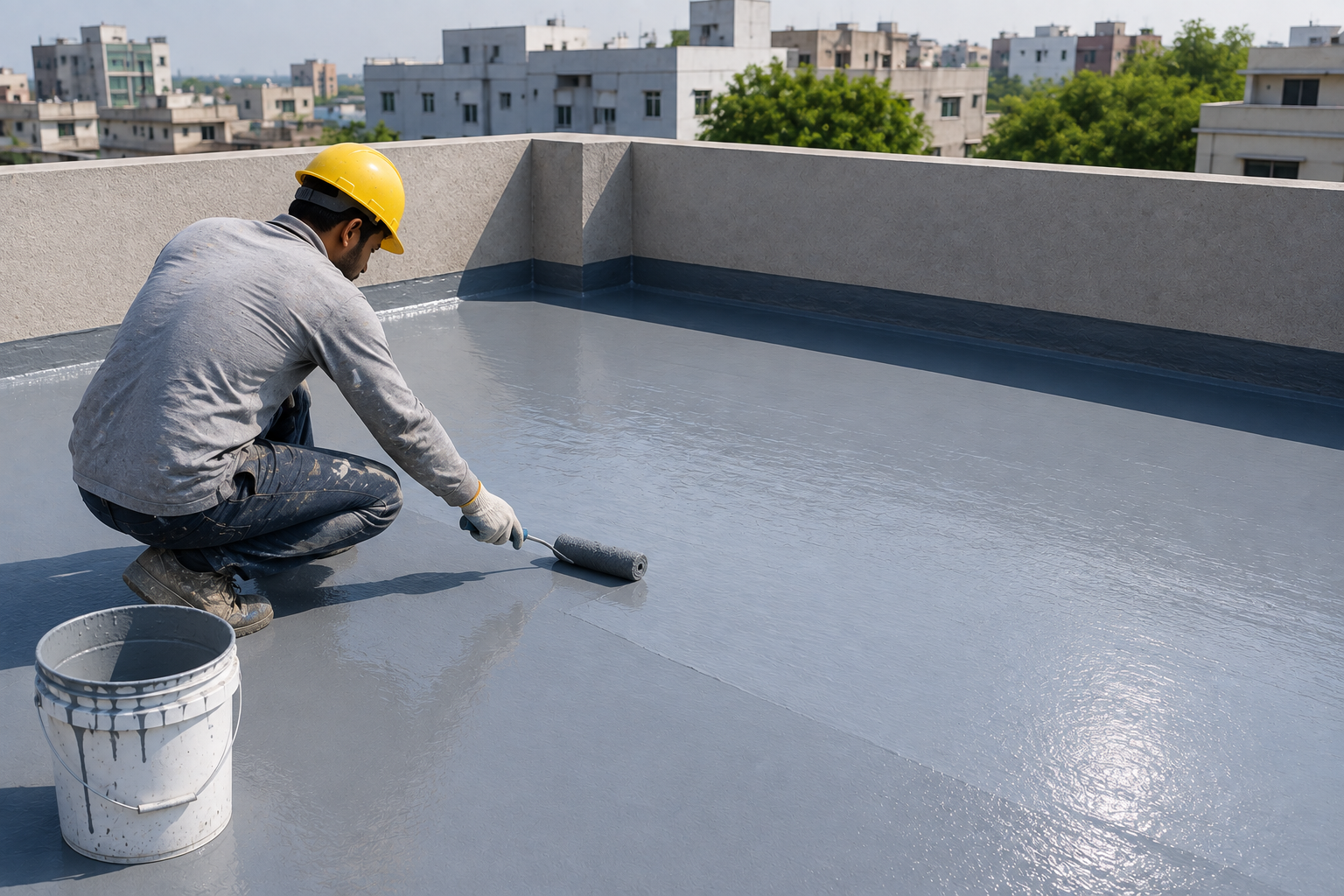 MK Home Paintings waterproofing team
